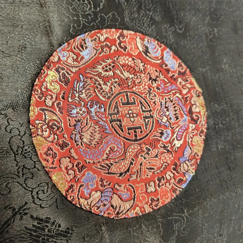 Vintage Chinese Silk Pillow Cover Tapestry 16